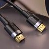 Дата кабель Baseus HDMI Cafule Series 4KHDMI Male To 4KHDMI Male (1m) (CADKLF-E) Чорний (43195)