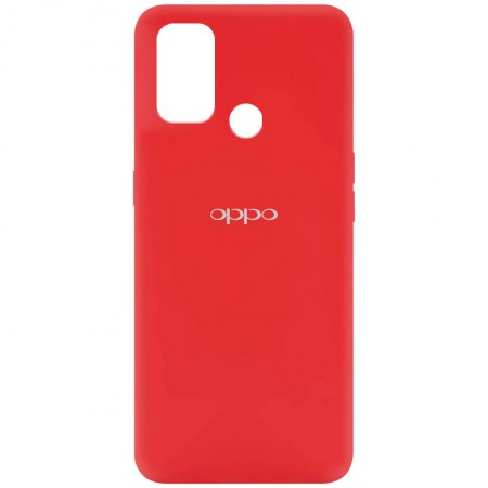 Чехол Silicone Cover My Color Full Protective (A) для Oppo A53 / A32 / A33 Красный (15805)