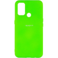 Чехол Silicone Cover My Color Full Protective (A) для Oppo A53 / A32 / A33 Салатовий (15808)
