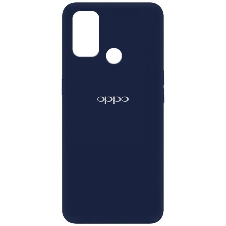 Чехол Silicone Cover My Color Full Protective (A) для Oppo A53 / A32 / A33 Синий (15809)