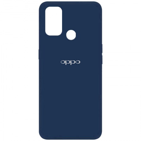 Чехол Silicone Cover My Color Full Protective (A) для Oppo A53 / A32 / A33 Синий (15810)