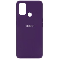 Чехол Silicone Cover My Color Full Protective (A) для Oppo A53 / A32 / A33 Фіолетовий (15812)