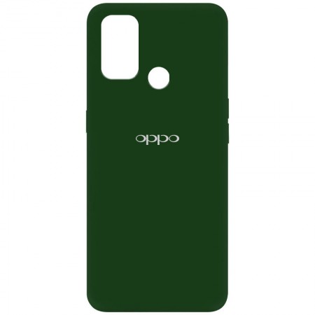 Чехол Silicone Cover My Color Full Protective (A) для Oppo A53 / A32 / A33 Зелёный (15804)