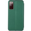 Кожаный чехол (книжка) Classy для Samsung Galaxy S20 FE Зелений (10063)