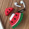 Силиконовый футляр Smile Fruits series для наушников AirPods + карабин З малюнком (10077)