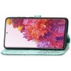 Кожаный чехол (книжка) Art Case с визитницей для Samsung Galaxy S20 FE Бирюзовый (13070)