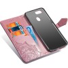 Кожаный чехол (книжка) Art Case с визитницей для Oppo A5s / Oppo A12 Рожевий (13215)
