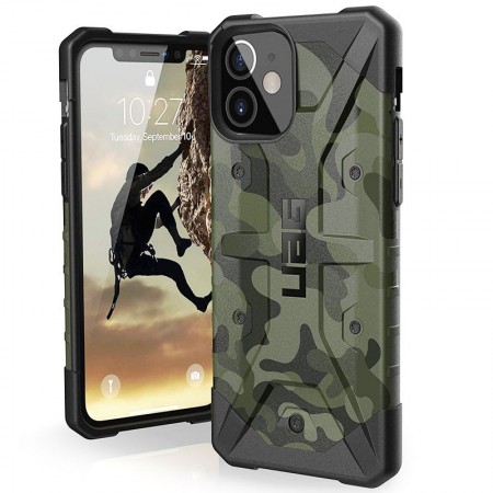 Ударопрочный чехол UAG Pathfinder камуфляж для Apple iPhone 12 mini (5.4'') Зелений (10092)