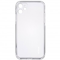 TPU чехол GETMAN Clear 1,0 mm для Apple iPhone 12 (6.1'') Прозорий (10096)