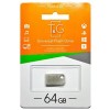 Флеш-драйв USB Flash Drive T&G 113 Metal Series 64GB Серебристый (21362)