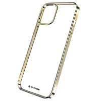 TPU чехол G-Case Shiny Series для Apple iPhone 12 Pro / 12 (6.1'') Золотий (18288)