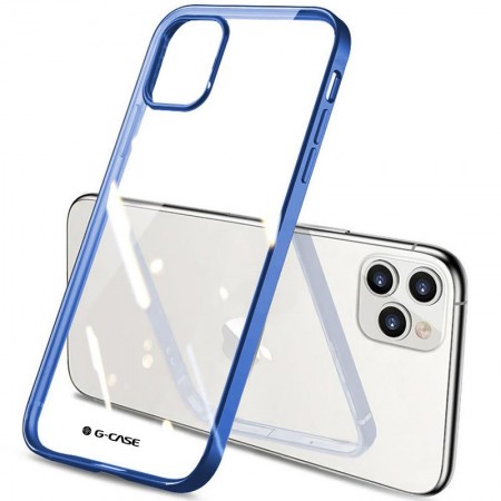 TPU чехол G-Case Shiny Series для Apple iPhone 12 Pro Max (6.7'') Синий (18294)