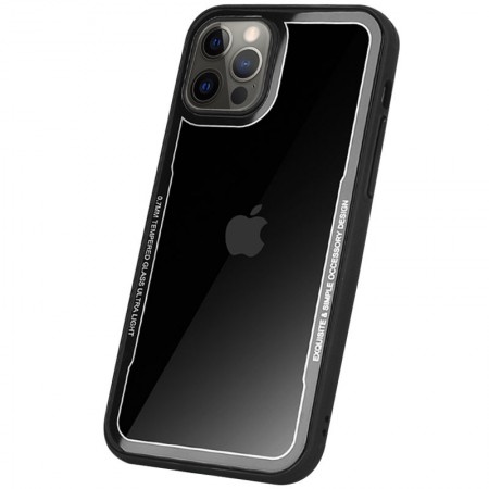TPU+PC чехол G-Case Shock Crystal для Apple iPhone 12 Pro Max (6.7'') Чорний (10148)