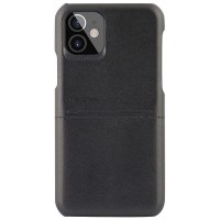 Кожаная накладка G-Case Cardcool Series для Apple iPhone 12 mini (5.4'') Черный (10160)
