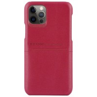 Кожаная накладка G-Case Cardcool Series для Apple iPhone 12 Pro Max (6.7'') Червоний (10162)