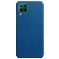 Силиконовый чехол Candy для Huawei P40 Lite Синий (10201)