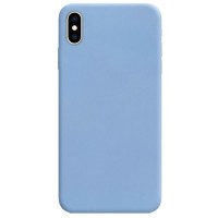 Силиконовый чехол Candy для Apple iPhone X / XS (5.8'') Блакитний (10235)