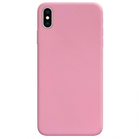 Силиконовый чехол Candy для Apple iPhone XS Max (6.5'') Рожевий (10254)