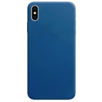 Силиконовый чехол Candy для Apple iPhone XS Max (6.5'') Синій (10255)