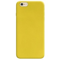 Силиконовый чехол Candy для Apple iPhone 6/6s (4.7'') Желтый (10210)