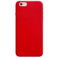 Силиконовый чехол Candy для Apple iPhone 6/6s (4.7'') Красный (14848)