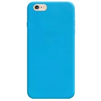 Силиконовый чехол Candy для Apple iPhone 6/6s plus (5.5'') Голубой (10220)