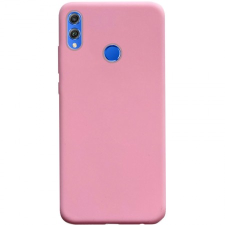Силиконовый чехол Candy для Huawei Honor 8X Розовый (14856)