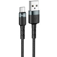 Дата кабель Hoco DU46 Charging USB to MicroUSB (1m) Черный (14399)