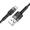 Дата кабель Hoco DU46 Charging USB to MicroUSB (1m) Черный (14399)