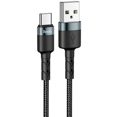 Дата кабель Hoco DU46 Charging USB to Type-C (1m) Черный (14400)