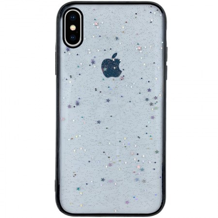 TPU+PC чехол Shiny Stars для Apple iPhone XS Max (6.5'') Чорний (10324)