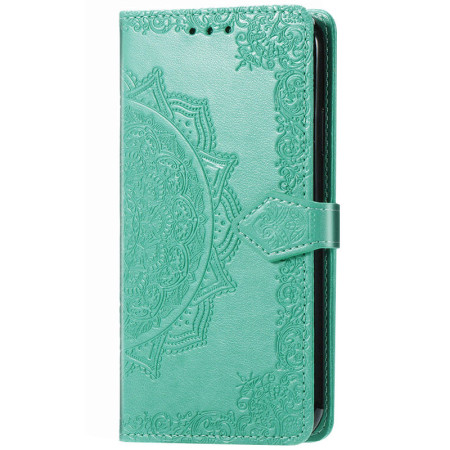 Кожаный чехол (книжка) Art Case с визитницей для Oppo A15 / A15s Бірюзовий (13220)
