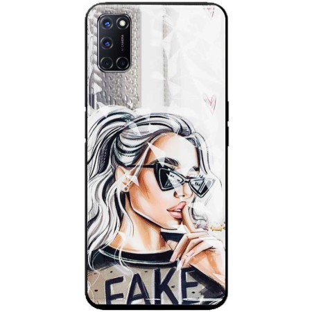 TPU+PC чехол Prisma Ladies для Oppo A52 / A72 / A92 С рисунком (12950)