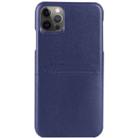 Кожаная накладка G-Case Cardcool Series для Apple iPhone 12 Pro / 12 (6.1'') Синий (10356)