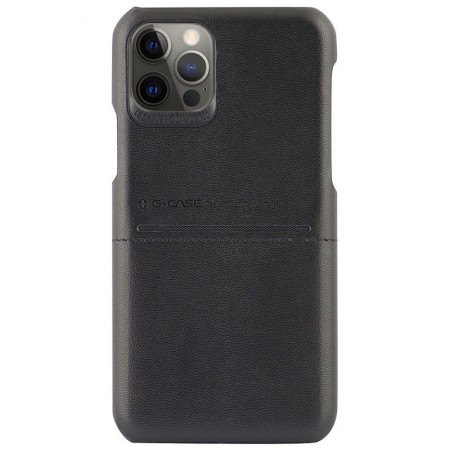 Кожаная накладка G-Case Cardcool Series для Apple iPhone 12 Pro / 12 (6.1'') Чорний (10357)