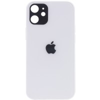 TPU+Glass чехол GLOSSY Logo Full camera для Apple iPhone 12 mini (5.4'') Белый (10376)