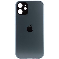 TPU+Glass чехол GLOSSY Logo Full camera для Apple iPhone 12 mini (5.4'') Зелёный (10379)