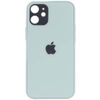 TPU+Glass чехол GLOSSY Logo Full camera для Apple iPhone 12 mini (5.4'') М'ятний (10380)
