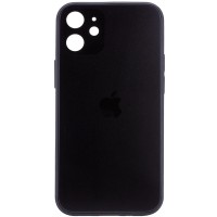 TPU+Glass чехол GLOSSY Logo Full camera для Apple iPhone 12 mini (5.4'') Черный (10377)