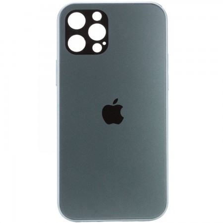 TPU+Glass чехол GLOSSY Logo Full camera для Apple iPhone 12 Pro (6.1'') Зелёный (12672)