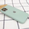 TPU+Glass чехол GLOSSY Logo Full camera для Apple iPhone 12 Pro (6.1'') Мятный (10383)