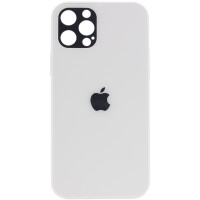 TPU+Glass чехол GLOSSY Logo Full camera для Apple iPhone 12 Pro Max (6.7'') Білий (10385)