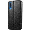 Кожаный чехол книжка GETMAN Mandala (PU) для Samsung Galaxy A50 (A505F) / A50s / A30s Черный (10396)