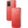 Кожаный чехол книжка GETMAN Mandala (PU) для Samsung Galaxy M51 Червоний (10412)