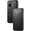 Кожаный чехол книжка GETMAN Mandala (PU) для Samsung Galaxy S20 FE Чорний (10424)
