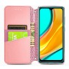 Кожаный чехол книжка GETMAN Mandala (PU) для Xiaomi Redmi 9 Рожевий (10441)