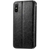 Кожаный чехол книжка GETMAN Mandala (PU) для Xiaomi Redmi 9A Чорний (10452)