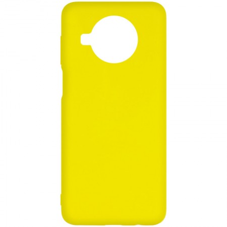 Чехол Silicone Cover Full without Logo (A) для Xiaomi Mi 10T Lite / Redmi Note 9 Pro 5G Желтый (10506)