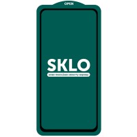 Защитное стекло SKLO 5D (full glue) (тех.пак) для Samsung Galaxy A11 Черный (22725)