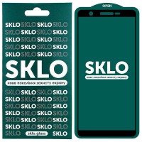 Защитное стекло SKLO 5D (full glue) для Samsung Galaxy M01 Core / A01 Core Черный (13662)